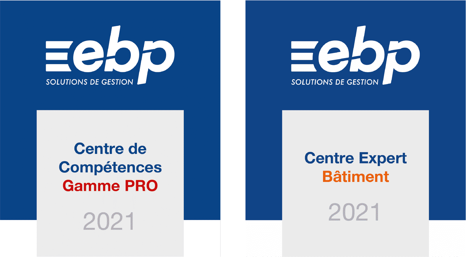 Logos EBP certification 2021